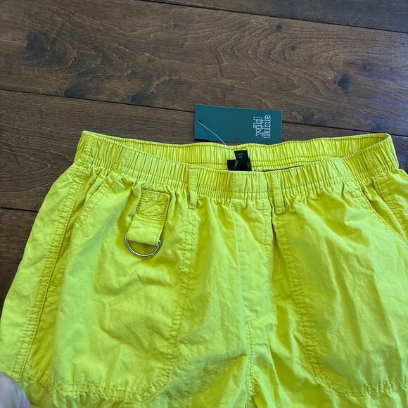 NWT Wild Fable Pull On Elastic Waist Wide Leg Cargo Pants Yellow Women's Size S - Picture 5 of 12